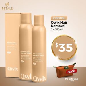 QWIX HAIR REMOVAL SPRAY - SET 2 PCS