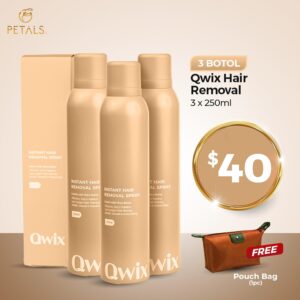 QWIX HAIR REMOVAL SPRAY - SET 3 PCS